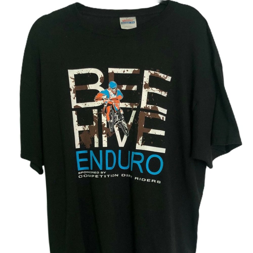 Vintage Bee Hive Enduro Dirt Riders Motocross T Shirt